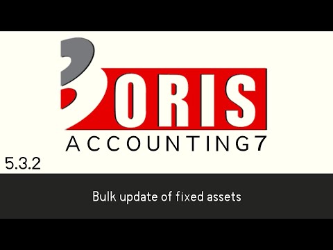 Oris Accounting 7 - Bulk update of fixed assets (5.3.2)